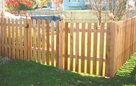 Dog Ear Picket Fence